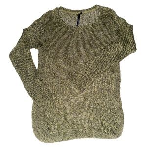 Green knit sweater